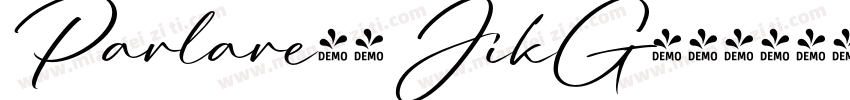 Parlare字体 JikG字体转换